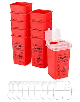 Amazon.com: QWORK 1 Quart Sharps Disposal Container